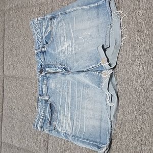 American Eagle size 16 Midi jean shorts